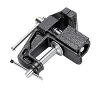 banapoy Tornillo de Banco 5.12x5.12x1.97 Pulgadas, Mordaza Compacta de | Tornillo de banco de bloqueo giratorio, diseño que ahorra espacio, para lijar, taladrar, tallar y hacer joyas