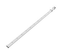 banapoy Varilla de Nivelación Telescópica de Aleación de Aluminio, Varilla Medición Telescópica Doble Escala de 1180-3000 Mm, de Nivelación con Nivel de Burbuja