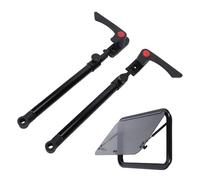 banapoy Varilla Soporte Ventana RV, 2 Piezas 253 Mm a 352 Mm, Puntales Telescópicos Elevación Metal para Autocaravana, Vehículo, Remolque, Caravana, Yate, Reemplazo Soporte Ventana