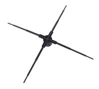 banapoy Ventilador Holograma 3D Proyector Pantalla LED Ojo Desnudo 39 Pulgadas, Publicidad Holográfica 1332 3000x1332 para Fiestas Tiendas Comerciales, Brillo 2500 CD/m², 4 Aspas (Enchufe de la UE)
