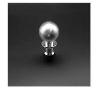 BANBE Perilla De Cambio De Marchas De Fibra De Carbono Real CNC Para BMW E46 E90 E60 E92 Repuestos(Silver)