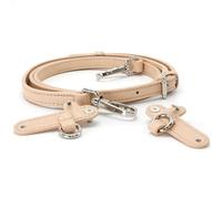 Banbeln - Correa para bolso bandolera, de piel, para bolso pequeño, colores terracota, nude, topo, azul marino, juego