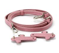 banbeln Mini Bags Leather Shoulder Strap Terracotta Nude Taupe Nave Blue Bag Straps (SET,Petals&Pink)