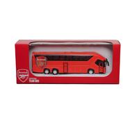 BanboToys - Autobús de Equipo en Miniatura Coleccionable con Licencia Oficial, Color Rojo