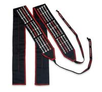 Banbroken | Muñequeras de tela | Calistenia, Halterofilia, Cross Training y Powerlifting | Soporte de muñecas | Transpirables, absorbentes y flexibles | Alta resistencia | 2 uds | Negro