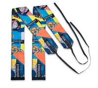 Banbroken | Muñequeras de tela | CrossFit, Powerlifting, Calistenia | Soporte de muñecas | Transpirables, absorbentes y flexibles | Alta resistencia | 2 uds | Rio
