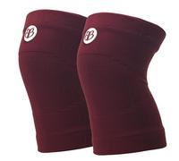 Banbroken | Rodilleras de compresión Elástica | Tejido Transpirable | Soporte para la rodilla | Para Levantamiento de pesas | Previene Lesiones | 2 uds | XL | Rojo