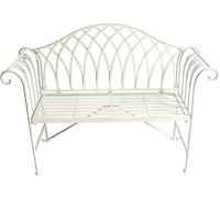 Banc de Parc, Banc de Jardin, Banc d'arrière-Cour, Banc de Jardin, Banc d'extérieur, Banc d'extérieur, Banc Princesse 2 Places Avec dossier et accoudoirs, Banc de Jardin en fonte résistant aux