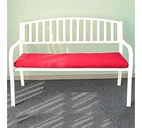 Banc de Parc, Banc de Jardin, Banc d'arrière-Cour, Banc de terrasse de Parc, Banc d'extérieur, Banc de Jardin en fonte résistant aux intempéries Avec Coussin, Banc 2-3 Places Avec dossier et acco