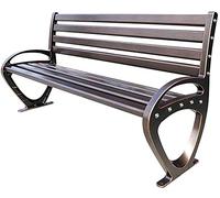 Banc de Parc, Banc de Jardin, bancs d'arrière-Cour, Banc de terrasse de Parc, bancs d'extérieur, Banc de Jardin en métal résistant aux intempéries, Banc 2-3 Places Avec dossier et accoudoirs (co