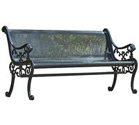Banc de Parc, Banc de Jardin, bancs d'arrière-Cour, bancs de Parc en fonte métallique, bancs en métal Pour terrasses de Jardin extérieures, chaises de meubles décoratifs de Jardin Avec dossier e