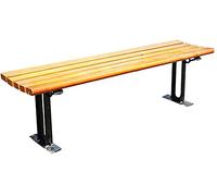 Banc de Parc Banc de Jardin de Patio Bancs d'arrière-Cour, Banc de Jardin de Parc de Terrazse, Banc Extévejeen Bois massif/Plastique 2-3 Places, Chaise de Porche résistante aux intempéries, Sup