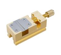 Bancas de reloj precisas, ajuste de rosca, antideslizante, herramienta de apriete de latón, soporte estable de cabeza de reloj, herramienta de reparación de relojes