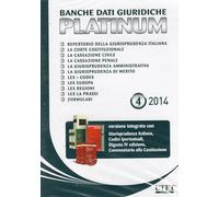 Banche Dati Giuridiche Platinum, DVD Jurídico Italiano, Versión 4 2014