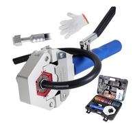 BANCHEE Crimpadora de manguera hidráulica de CA para accesorios de manguera de púas y cuentas, crimpadora de manguera de CA de reparación de aire acondicionado con juego de 7 troqueles (BC-71500)