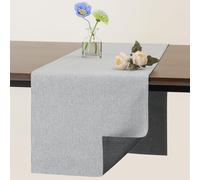 Banchif Caminos de Mesa Lavables Caminos de Mesa de Doble Cara Caminos de Mesa de Lino Camino de Mesa Antideslizantes, Adecuado para Bodas, Fiestas, Uso Doméstico
