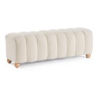 Banco 2P Zora Blanco Boucle