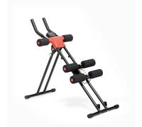Banco Abdos plegable con guía de ejercicio, máquina abdominal multifunción con pantalla LCD, banco muscular reclinable, dispositivo de fitness para casa, carga 120 kg + guía de ejercicio