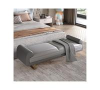 Banco al pie de la cama Banco de noche de lujo ligero for dormitorio principal, banco for zapatos de entrada, banco de sofá largo for sala de estar, taburete for guardarropa Taburete de cama(Dark Gray