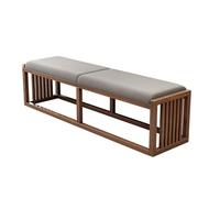 Banco al pie de la cama Taburete de madera maciza estilo chino nuevo for el extremo de la cama, banco for zapatos, taburete delantero for dormitorio, sofá for el extremo de la cama, banco for zapatos