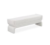 Banco al pie de la cama Taburete de noche, banco de noche for dormitorio, sencillo, de forma especial, for sala de estar, banco largo, banco for cambiar zapatos en casa Taburete de cama(Blanco,Pequeño