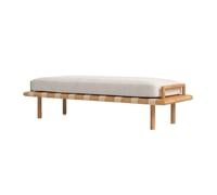 Banco al pie de la cama Taburete nórdico de madera maciza for dormitorio, taburete for el extremo de la cama, taburete for la entrada, taburete for sofá de sala de estar, banco largo de diseño for cas