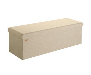 Banco Beige 115x38x38cm MDF plegable