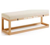 Banco de ala exterior grueso y redondo para patio y coche, tapete para interior/exterior (35 x 190 cm)
