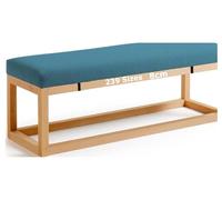 Banco de ala para exteriores, grueso, recular y redondo, para patio, para interiores y exteriores, mesa Ue azul (60 x 140 cm) para coche de playa