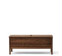 Form & Refine Banco con almacenamiento A Line 111 cm Roble ahumado