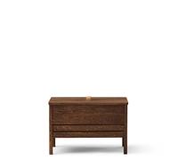 Form & Refine Banco con almacenamiento A Line 68 cm Roble ahumado