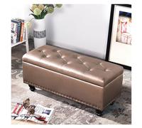 Banco de almacenamiento acolchado para dormitorio, entrada con asiento elegante de alta capacidad y solución de almacenamiento para sala de estar, cama, muebles de diseño que ahorra espacio