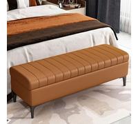 Banco de almacenamiento con parte superior acolchada, reposapiés multifuncional para sala de estar y dormitorio, ideal para zapatos y juguetes, banco de mesa auxiliar versátil