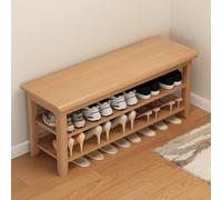 Banco de almacenamiento de zapatos ajustable con asiento y estante organizador para entrada, elegante banco de zapatos de 2/3 niveles para pasillo y sala de estar, organizador de zapatos que ahorra