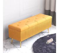 Banco de almacenamiento de zapatos tapizado de terciopelo con asiento acolchado, moderno baúl de entrada para dormitorio, taburete de felpa para reposapiés, organiza y decora tu hogar con esta