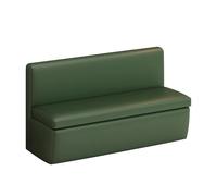 Banco de almacenamiento extra grande con respaldo, banco de zapatos de piel sintética con estampado de huellas de gato verde oscuro, ideal para entrada y pasillo, 180 cm de largo, elegante y funcional