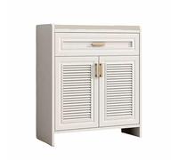 Banco de almacenamiento grande para exteriores, zapatero de aleación de aluminio para entrada, fuerte carga, ideal para puerta delantera y organización de garaje, 35.4 x 14.1 x 39.3 pulgadas