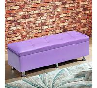 Banco de almacenamiento moderno de piel sintética | Zapatero rectangular para entrada | Puf tapizado para sala de estar y dormitorio | Contenedor de almacenamiento de juguetes versátil | 80 x 40 x 40