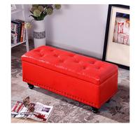 Banco de almacenamiento tapizado de gran capacidad para entrada con asiento, elegante mesita de noche para decoración del hogar, otomanas para sala de estar y dormitorio