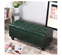 Banco de almacenamiento tapizado de gran capacidad para entrada y dormitorio, asiento elegante con almacenamiento, perfecto para la decoración del final de la cama y el hogar