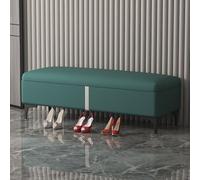 Banco de almacenamiento tapizado moderno con armario grande oculto, rectangular para dormitorio y sala de estar, elegante solución de muebles para ahorrar espacio