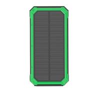 Banco de Batería Solar,10000mAh Impermeable | Cargador Solar Banco De Batería Para Teléfono Móvil,Para Viaje por Carretera Mochilero Acampada Senderismo Viaje Festival de Música Teléfono Inteligente C