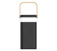 Banco de batería Solar-Power Pack Externo de 50000MAH con Cables Integrados, Salida de 120W | Equipo de Supervivencia con luz, 4 Salidas USB y 3 entradas para Dispositivos móviles, Camping