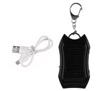 Banco De Baterías Solares - Cargador Solar Con Puertos USB, Banco De Baterías Solares Para Exteriores De 1500 MAh | Llavero Portátil Con Banco Solar De Carga Rápida Con 3 Linternas