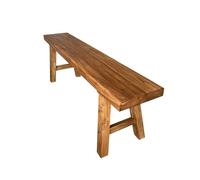 Banco de cocina de madera rústica, asiento de comedor resistente y duradero para mayor comodidad y estilo, ideal para el hogar, patio, jardín, uso al aire libre y entretenimiento