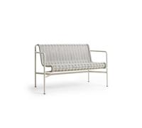 Banco de Comedor Palissade Cord con Reposabrazos, Gris Nube