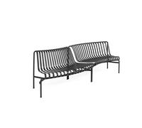 Banco de Comedor Palissade Park para Interior y Exterior, Juego de 2 para Principiantes, Color Antracita
