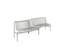 Banco de Comedor Palissade Park para Interior y Exterior, Juego de 2 para Principiantes , Gris Cielo