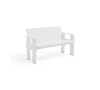 HAY Banco Crate Dining Bench de pino lacado Blanco