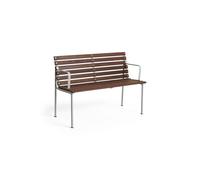 Banco de Comedor Traverse con Reposabrazos, Color Fresno
